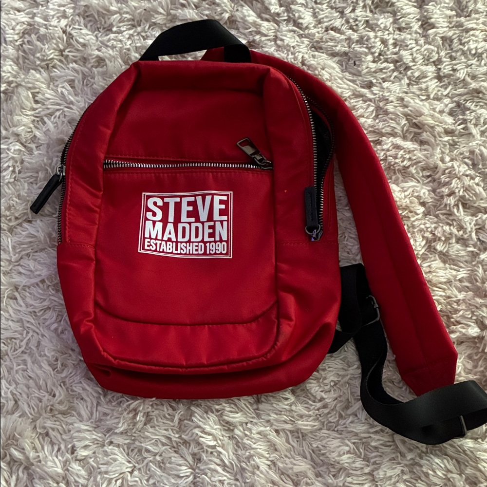 Steve Madden Bold Red Men's Backpack